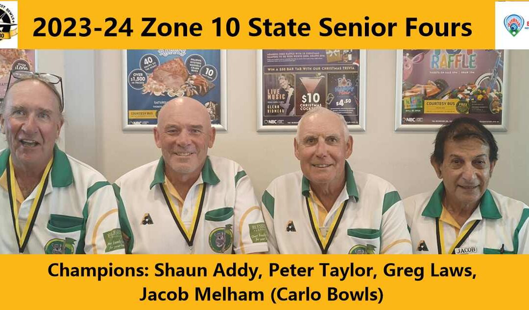  Zone 10 Senior Fours